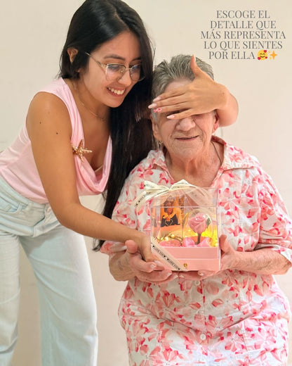 ✨💖 Eres Luz en Mi Vida - con Rosa Preservada