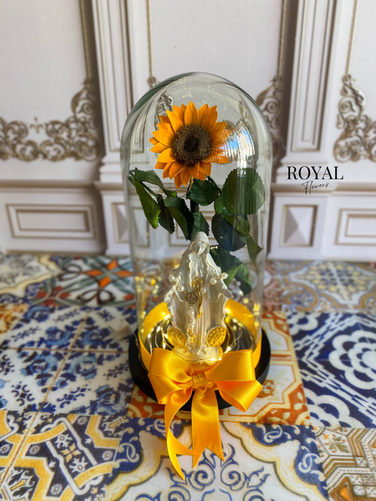 Girasol mediano con virgen