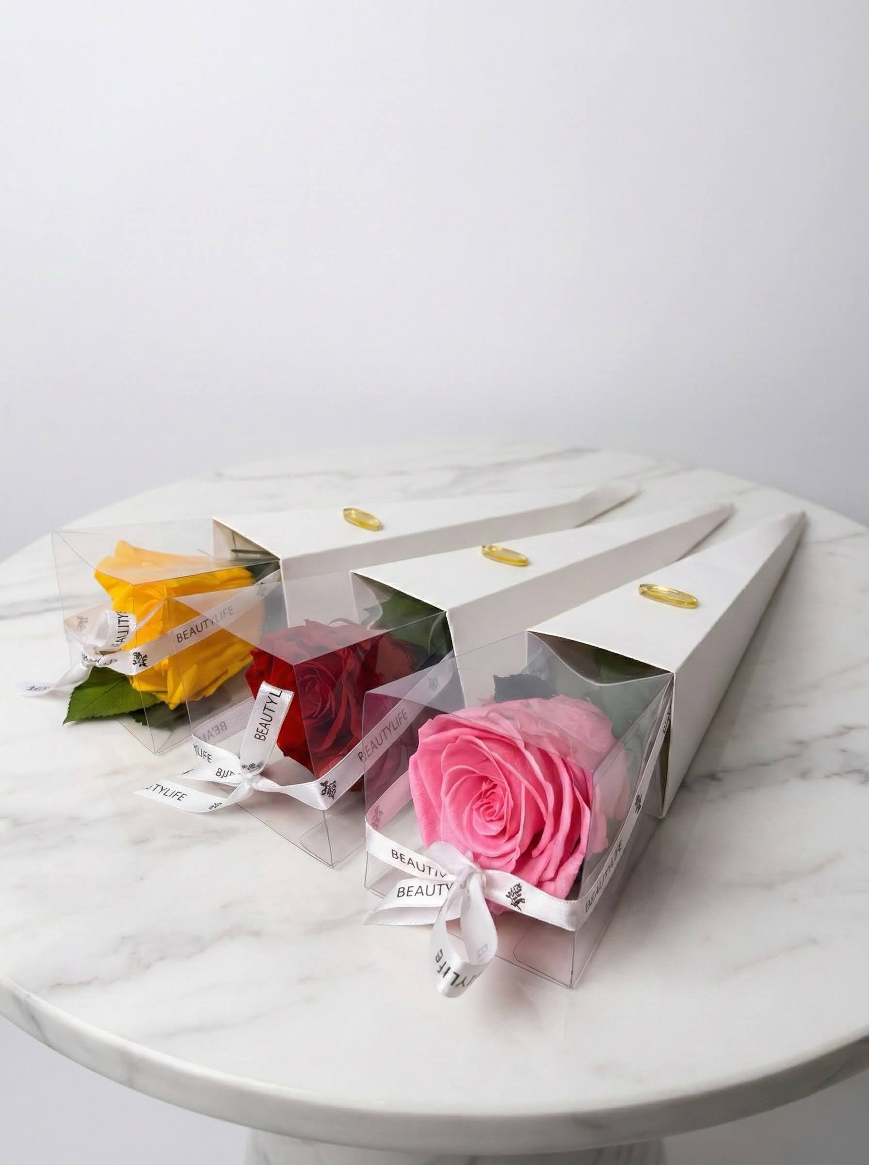 🌹Rosa Preservada Mediana en Cono – Royal Flowers