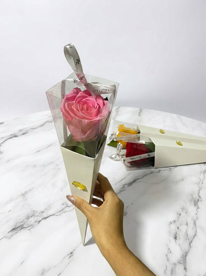 🌹Rosa Mediana en Cono