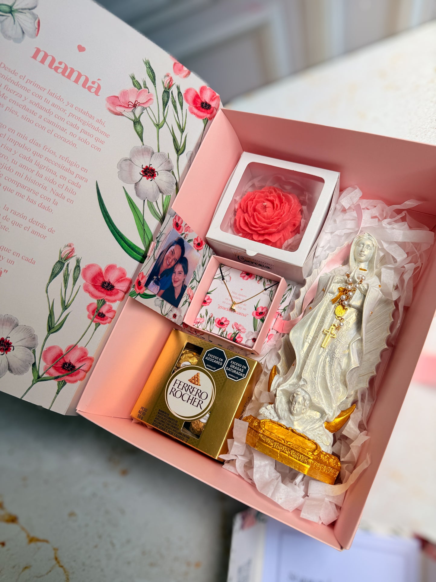 KIT Emblema de Amor - con Vela Peonia