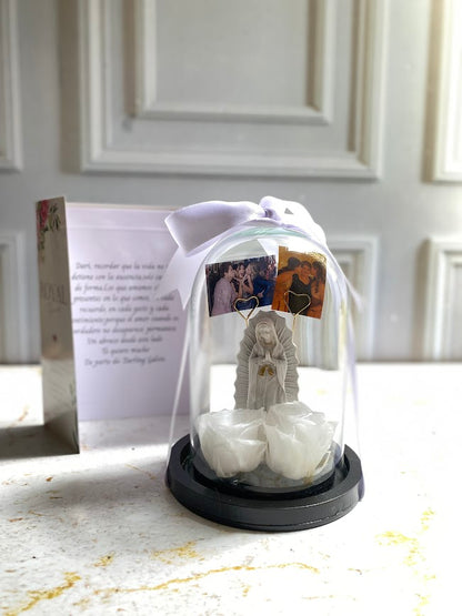 Virgen mini Doble Rosa 🌹🌹