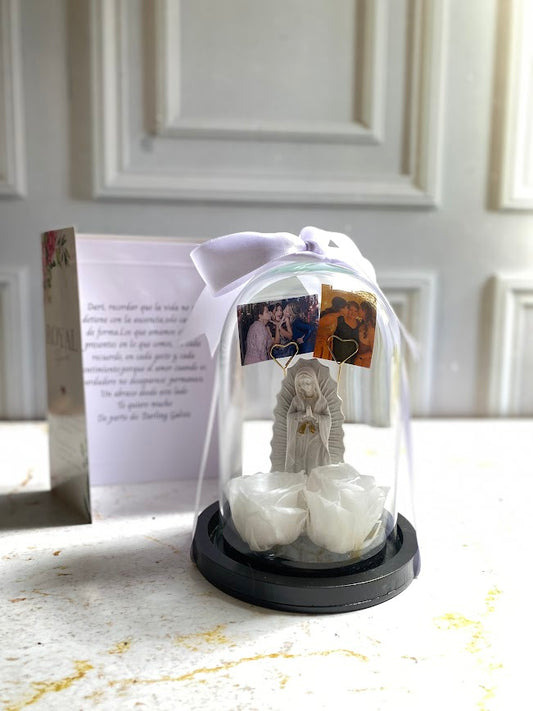 Virgen mini Doble Rosa 🌹🌹